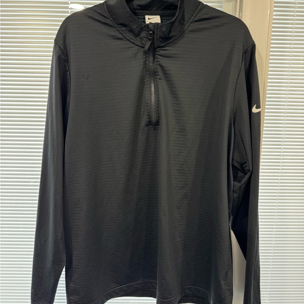 Nike Dri-FIT Black Half-Zip Top